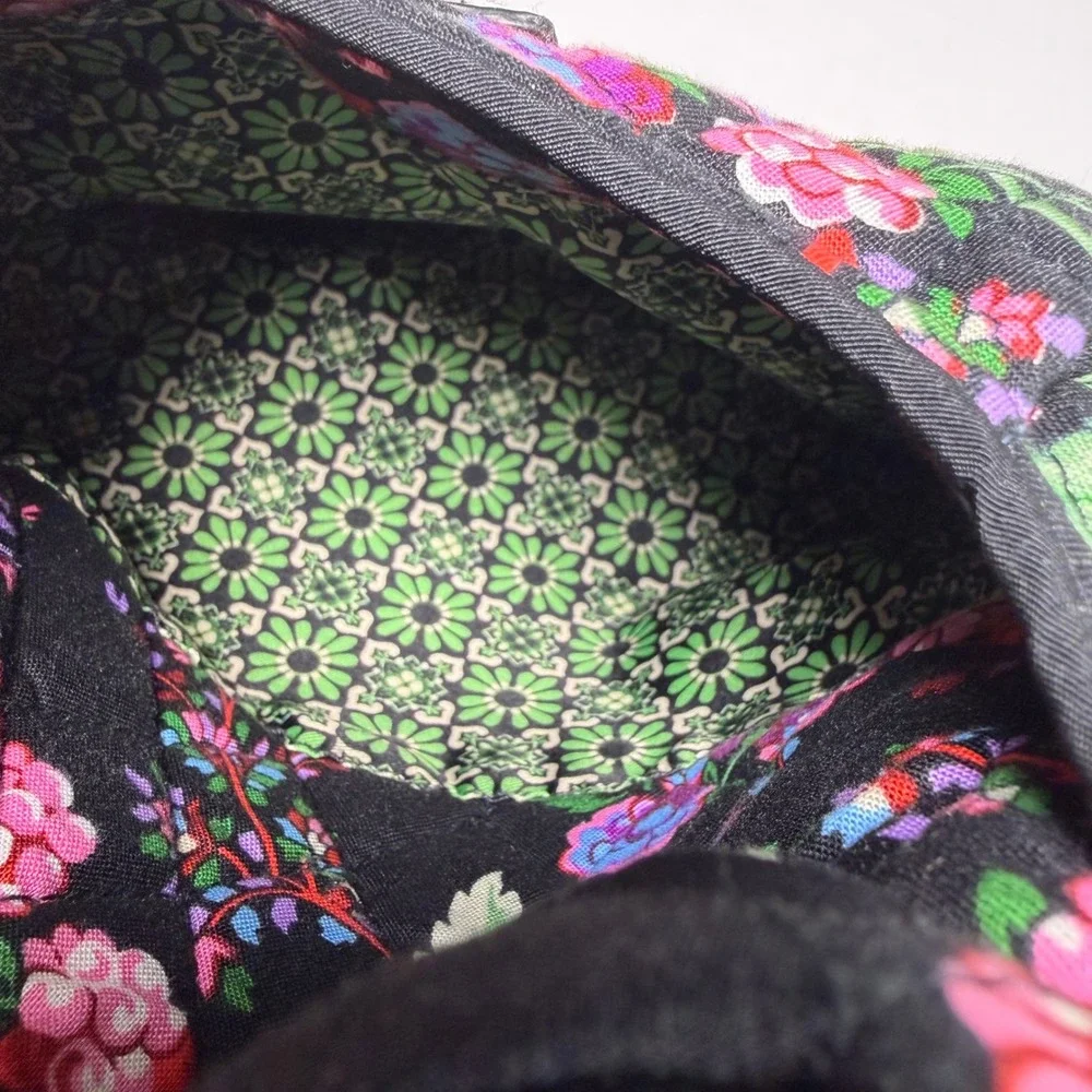 Vera Bradley Glenna Satchel Berry Burst Floral Quilted Shoulder Bag Cottagecore